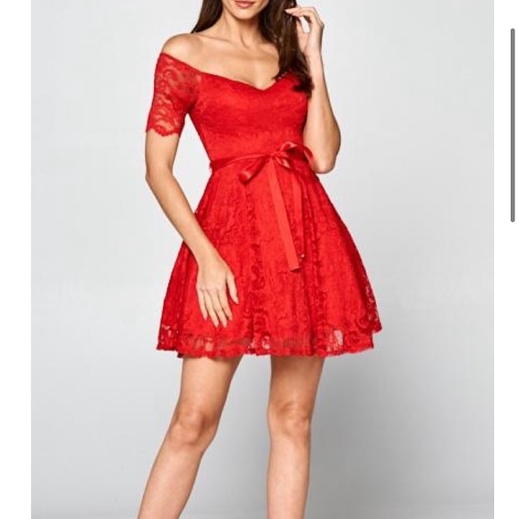 Lace skater dress - Picture 2 of 2